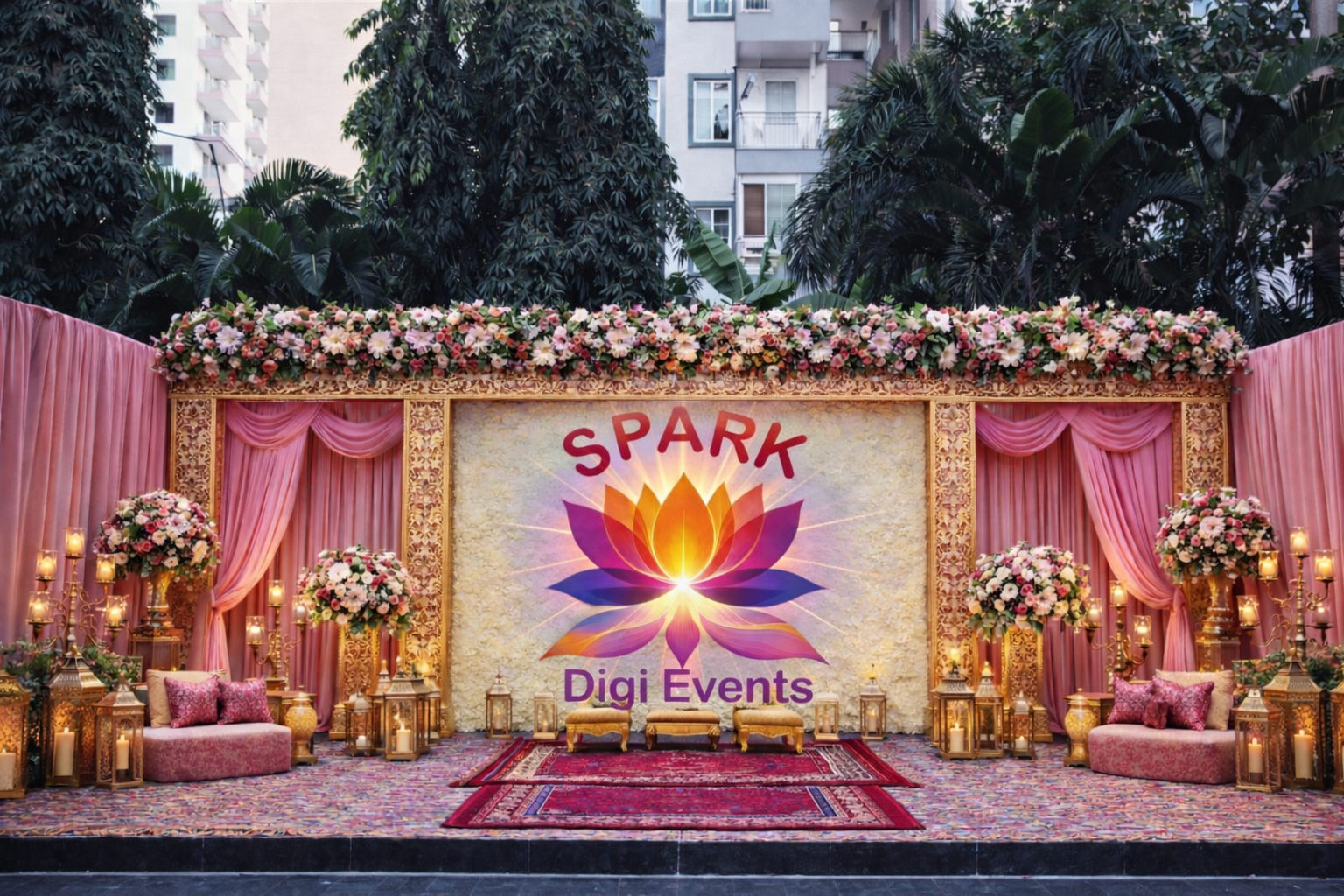 Spark Digi Events Stage Setup